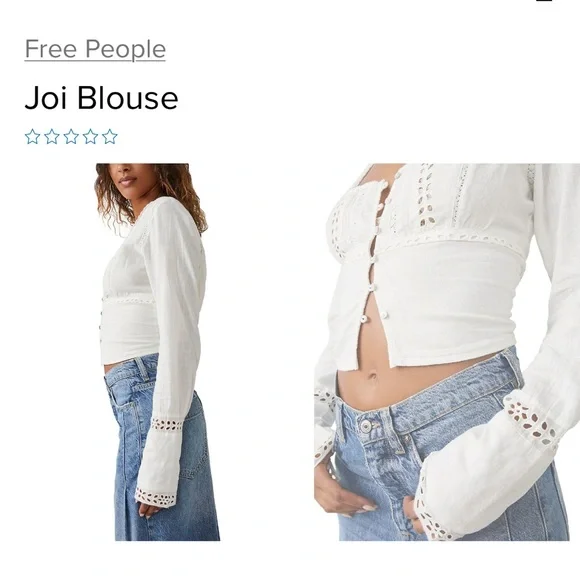 Free People Joi Blouse - Picture 2 of 9